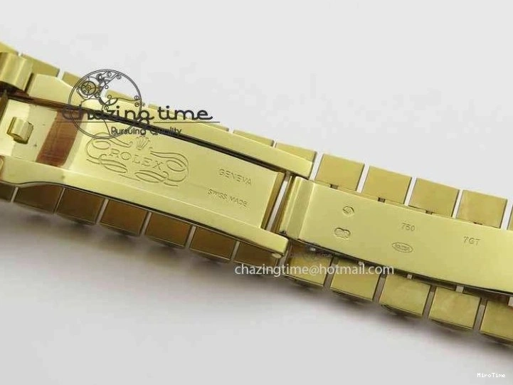 MiroTime 0427 Cozy Day-Date 40mm 228238 YG Noob 1:1 Best Edition Silver Dial On YG President Bracelet A 3710